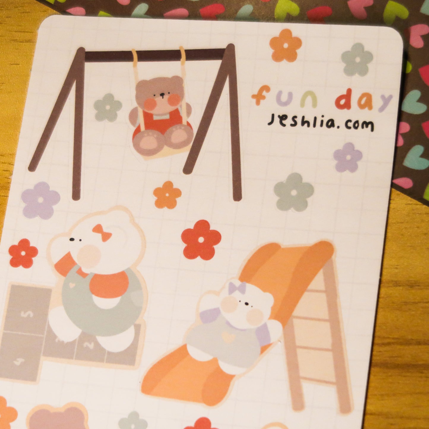 Planilla de stickers - funny day