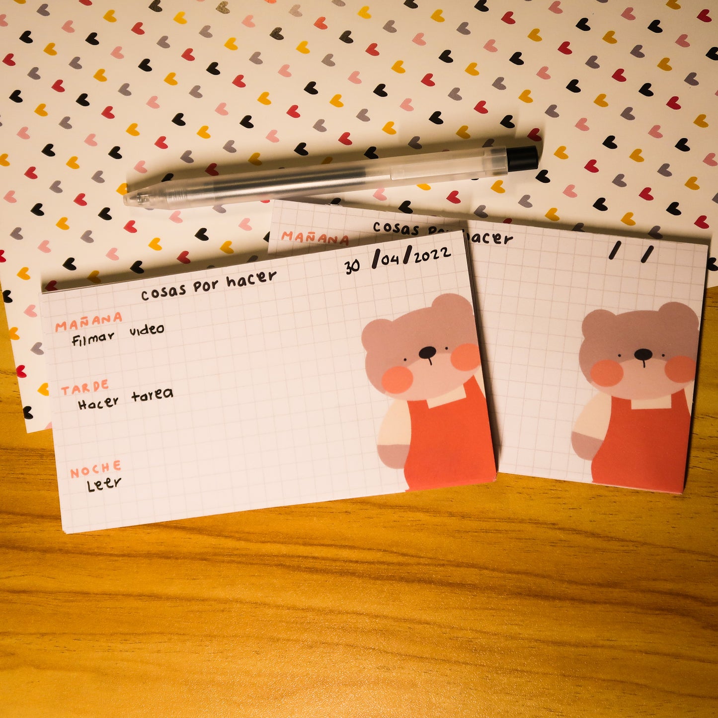 Bloc de notas – organizador del día