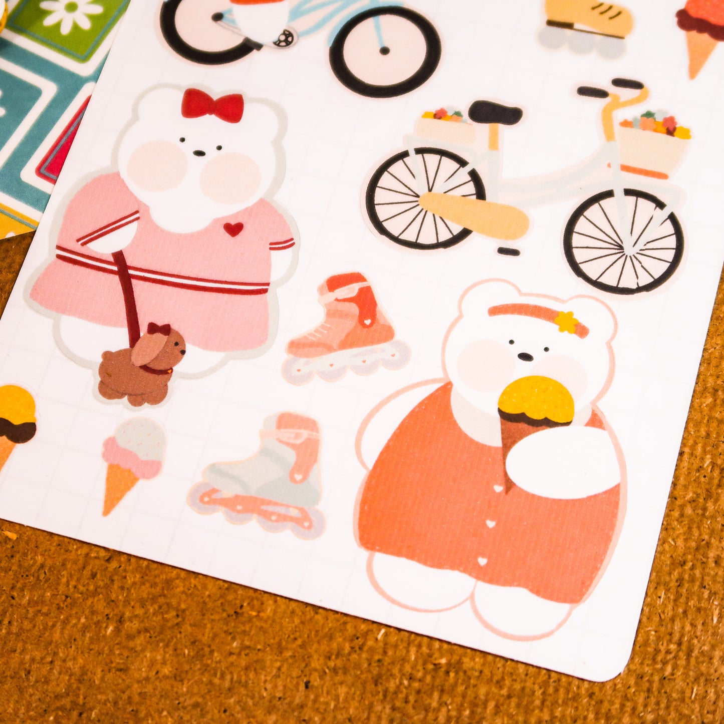 Planilla de stickers - happy day