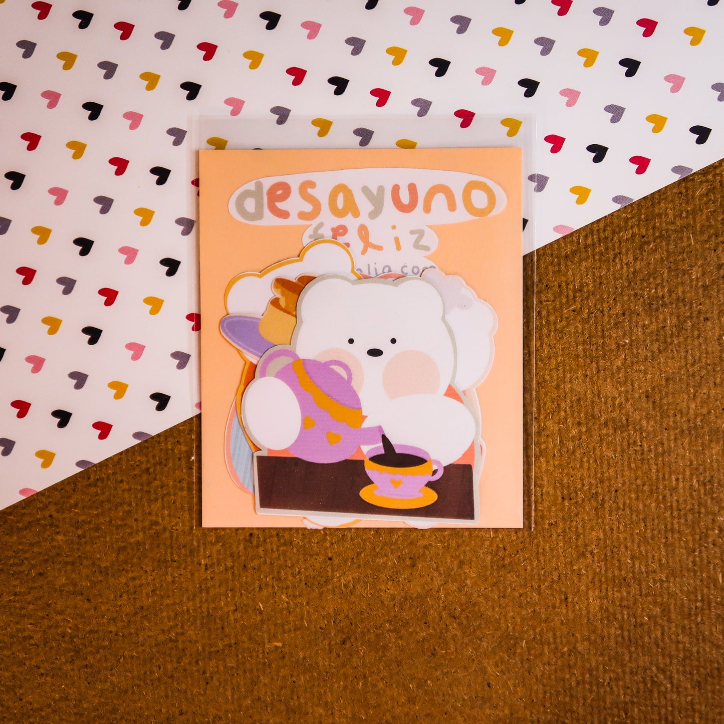 Set de stickers – desayuno feliz