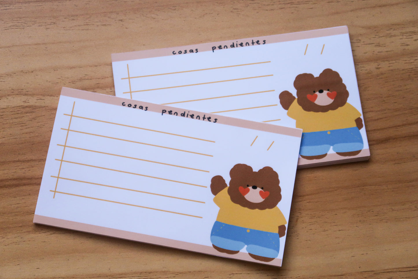 Bloc de notas – cosas por hacer