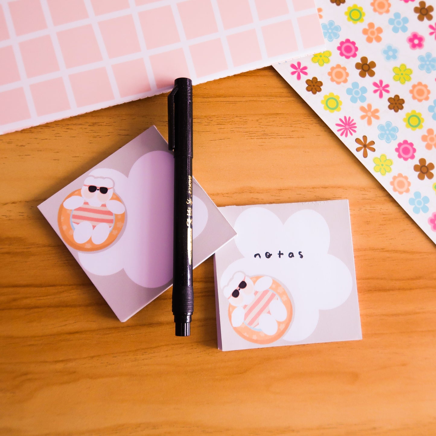 Bloc de notas – osito alberca