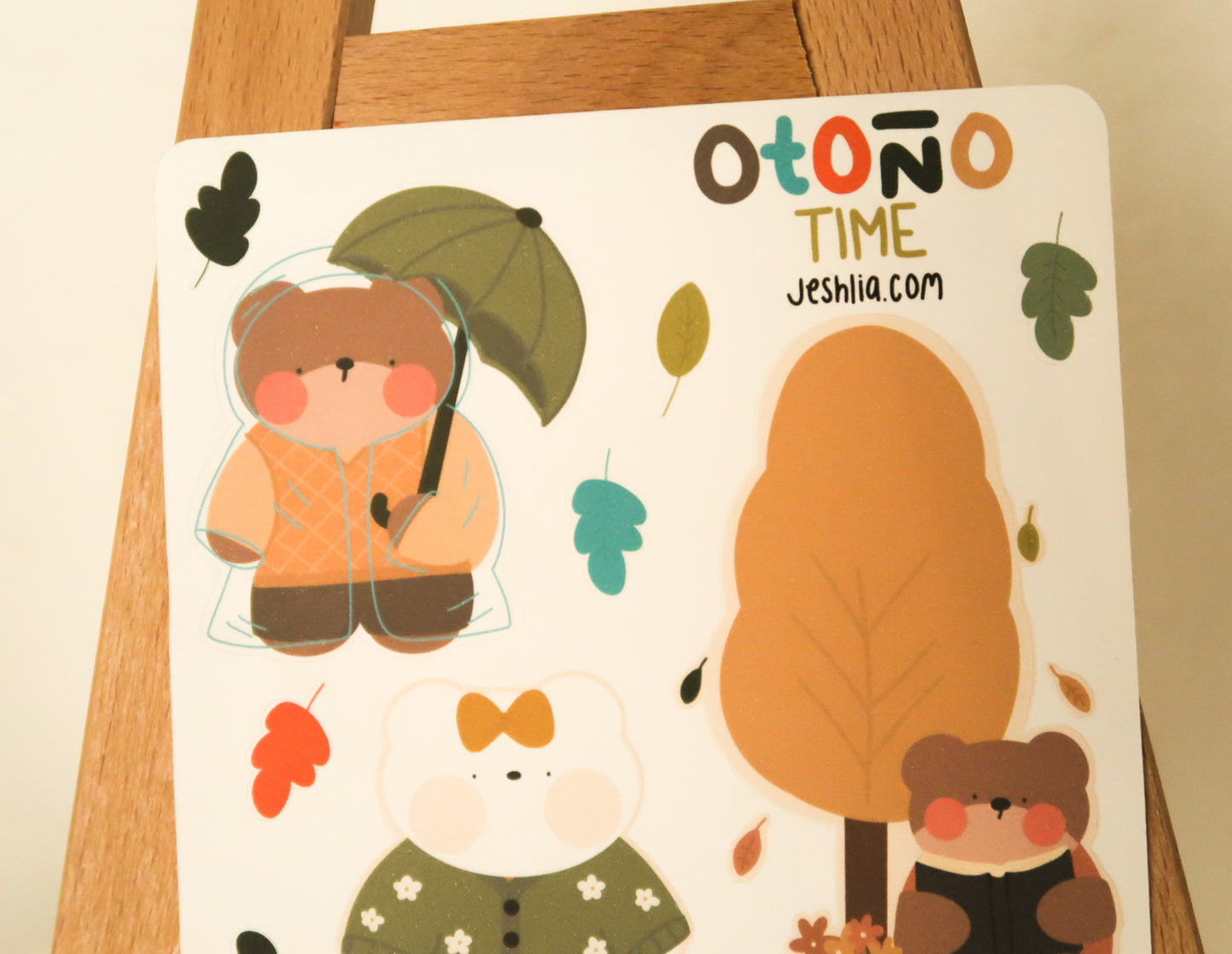 Planilla de stickers - otoño time